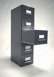 Browse a wide selection of filing cabinets with 100% price match guarantee! Large Dark Grey File Cabinet With One Drawer Open Stock Photo Picture And Royalty Free Image Image 19612444