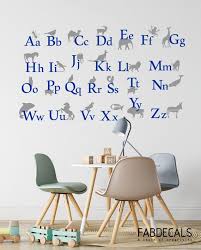 Alphabet Letters Wall Decals Kids Room