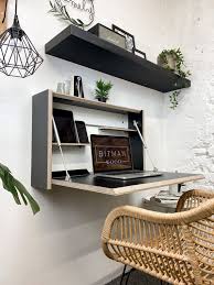 Wall Mount Desk Black Desk Home Office