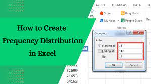 frequency distribution formula