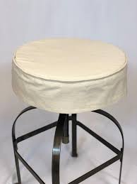 Round Fitted Barstool Seat Cover With