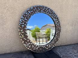 22 Circle Mosaic Mirror Round Mirror