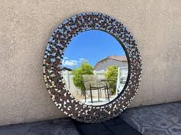 Circle Mosaic Mirror Round Mirror Wall