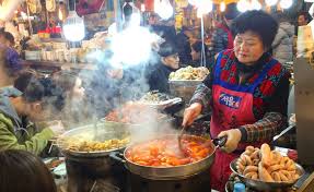 authentic korean street food in seoul