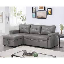 storage sectional sofa bed l shaped