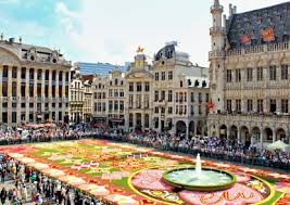 belgium s flower carpet festival over