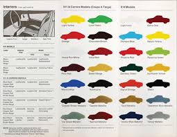 Porsche 993 Color Chart Www Bedowntowndaytona Com