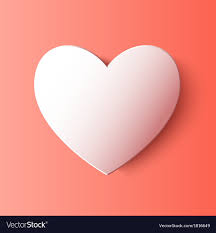 paper 3d heart royalty free vector