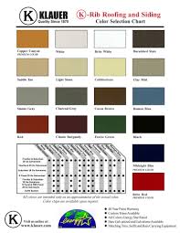 55 Surprising Steel Building Colors Chart