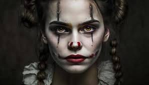 clown makeup stock photos images and