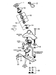 single handle bathroom faucet repair parts