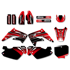 Us 39 59 10 Off Motorcycle Graphic Decal Sticker Kits For Honda Cr85r Cr85 2003 04 05 06 07 08 09 10 11 2012 Motocross Pit Dirt Bike In Decals