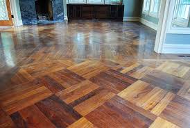 hardwood floors after a clean screen