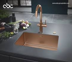 Stainless Steel Brass Kitchen Sink