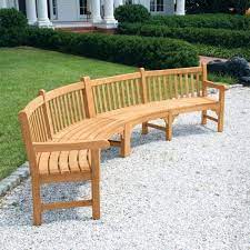 Teak Windermere Double Curved Bench