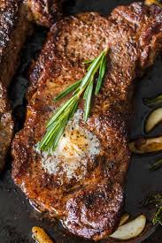 This smoky ribeye steak starts off on the stovetop in a cast iron skillet to sear in all the flavors. Pan Seared Steak Recipe Steakhouse Quality Natashaskitchen Com