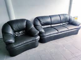 3 1 leather sofa furniture home