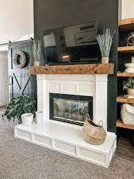 How To Build A Faux Wood Beam Mantel