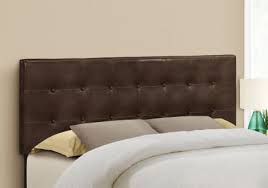 bed queen size brown leather look
