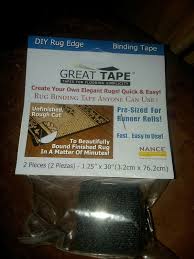 black runner binding tape