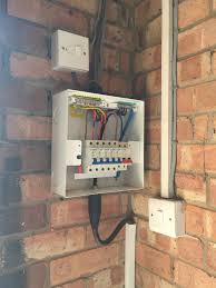 The older fuse wires are being replaced gradually by their modern equivalent, the mcb or miniature circuit breaker. Updating The Garage Or Shed Consumer Unit Case Young Local Electricians