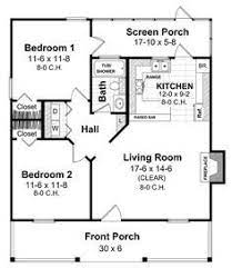 cottage style house plan 2 beds 1