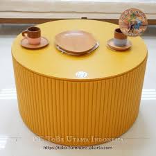 Discount On Yellow Round Coffee Table