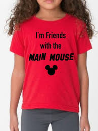 Im Friends With The Main Mouse Toddler And Youth Tee