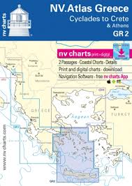 Nv Chart Atlas Gr2 Greece Cyclades To Crete Athens