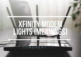 xfinity modem lights meanings solutions