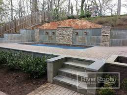 Pool Retaining Walls For Sloped Yards