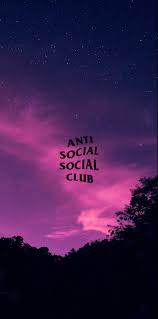 anti social social club violet