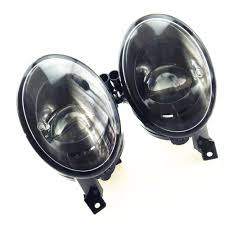 Qty 2 New Nocturnal Headlamp Lens Fog Light For Vw Jetta Mk6