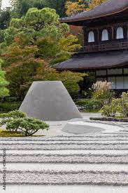 Ginkakuji Temple Japanese Dry Sand And