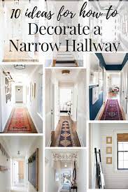 narrow hallway decorating