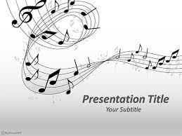 Free Powerpoint Templates Music Notes Music Sheet Powerpoint