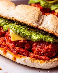 vegan meatball sub sandwiches