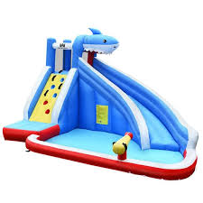 Gymax Inflatable Water Park Bounce