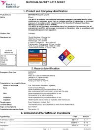 material safety data sheet 1