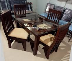 Glass Dining Table Set 4 Seater At Rs