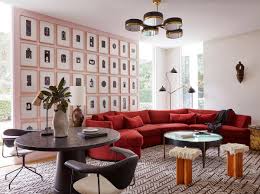 40 red couch living rooms with tips and