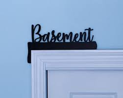 Basement Door Topper Sign