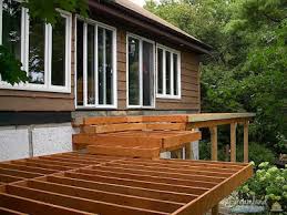 how to determine deck framing lumber sizes