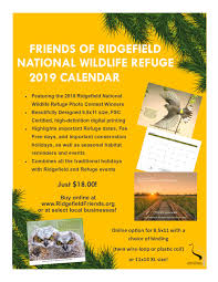 2019 Refuge Photo Contest Calendar Friends Of The Ridgefield