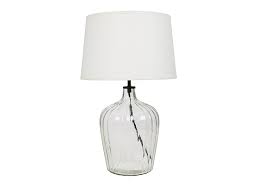 Flute Table Lamp Glass Table Lamp Loaf