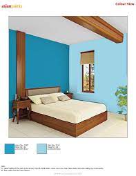 Bed Room Colors With Dark Blue And Same