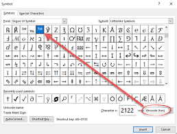 add any special characters in office