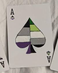 So in a standard 52 card deck, 16 of those cards are worth 10 points. I Saw A Post About The Meanings Of The Different Ace Cards And Thought I Would Paint On A Card Deck Set I Have Aromantic