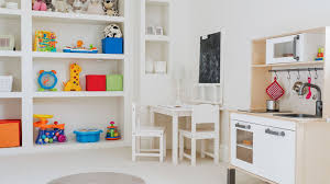 A craft station is a great way to get those creative juices flowing, or consider a small snack area with a microwave and mini fridge. Best 19 Kids Playroom Ideas