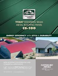 Titan Standing Seam Metal Roofing Panel Cs 100 Custom